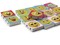15 20mm Mixed Color Wooden Happy Face Rectangle Beads - Two Hole Emoji Beads